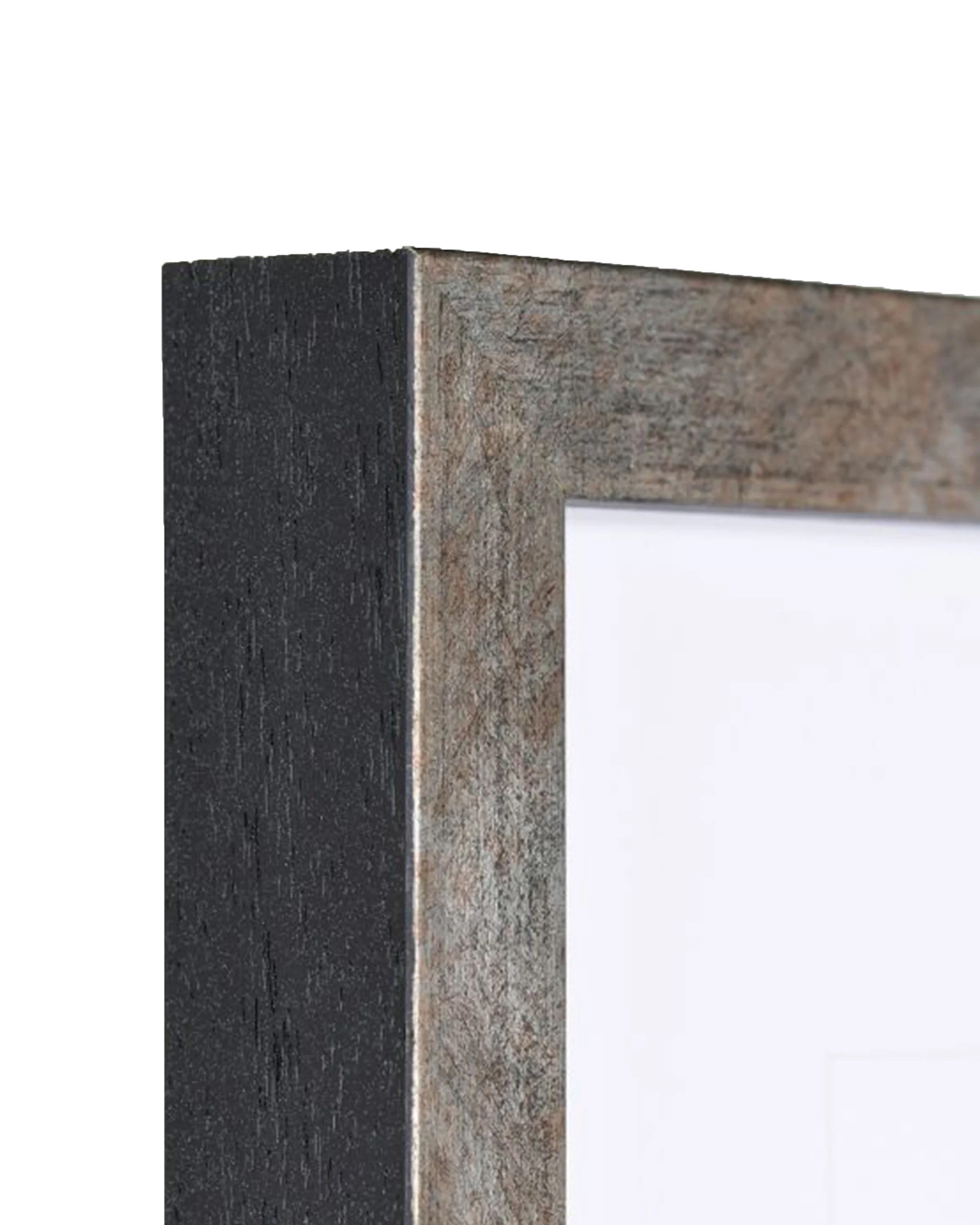 Cadre en bois Romy anthracite – vue de détail