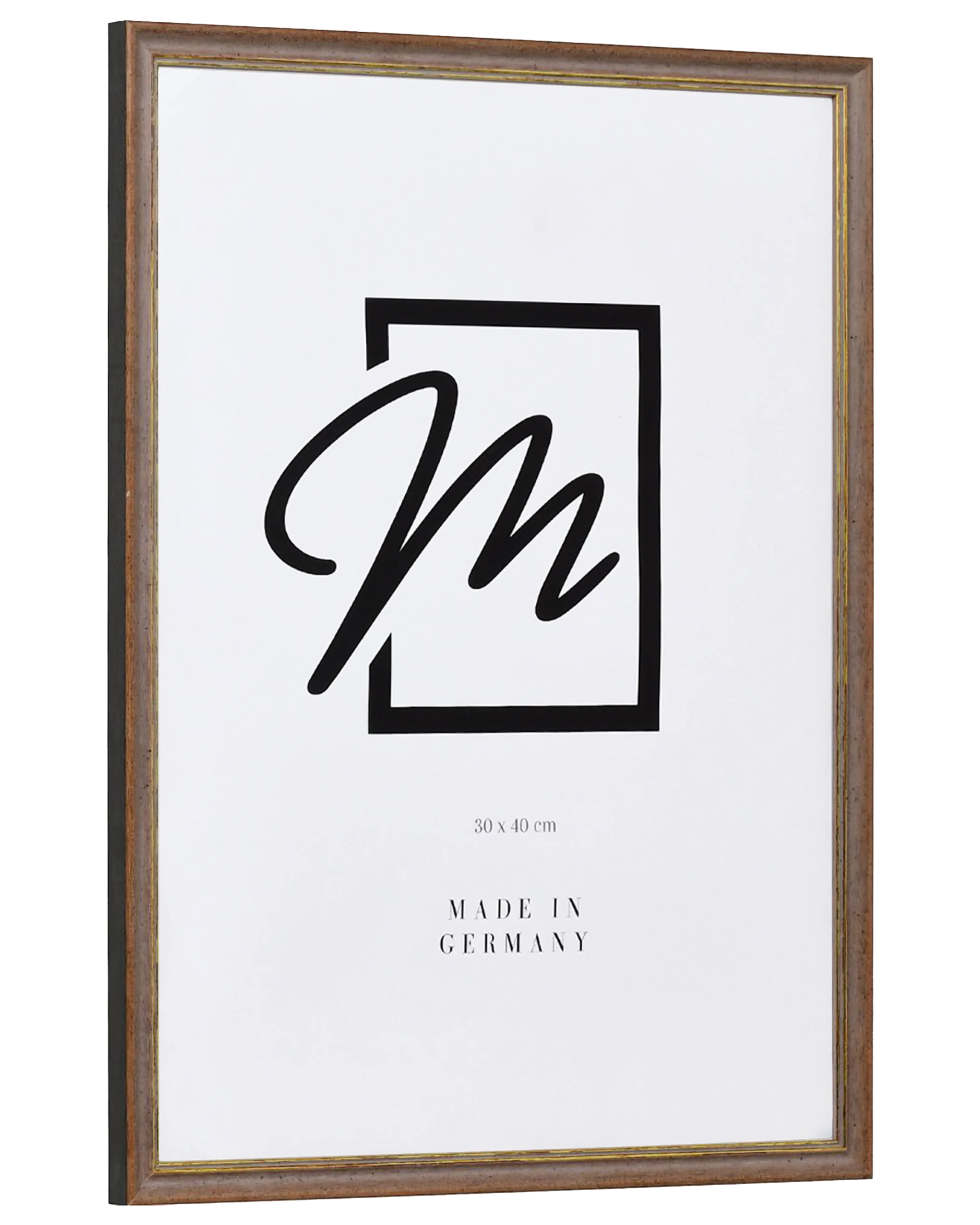 Cadre en bois Alma marron – vue de côté