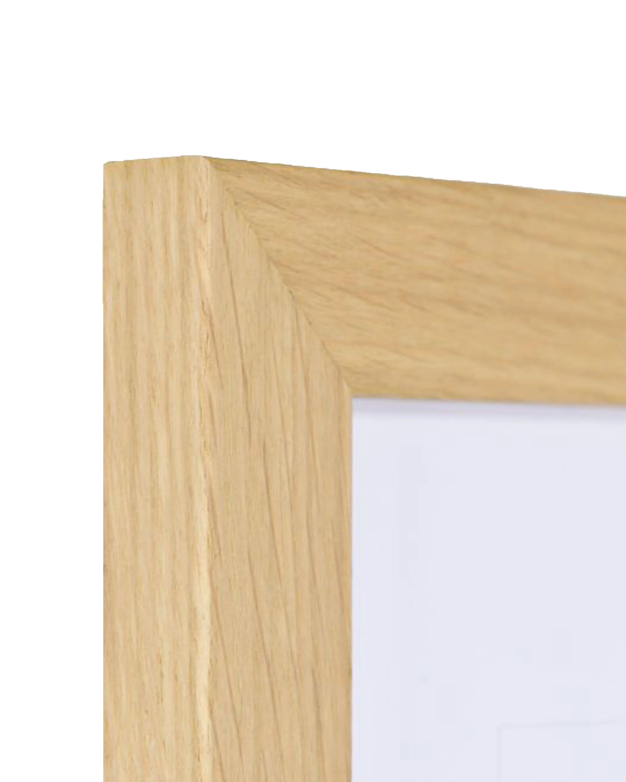 Cadre en bois Luna chêne – vue de détail