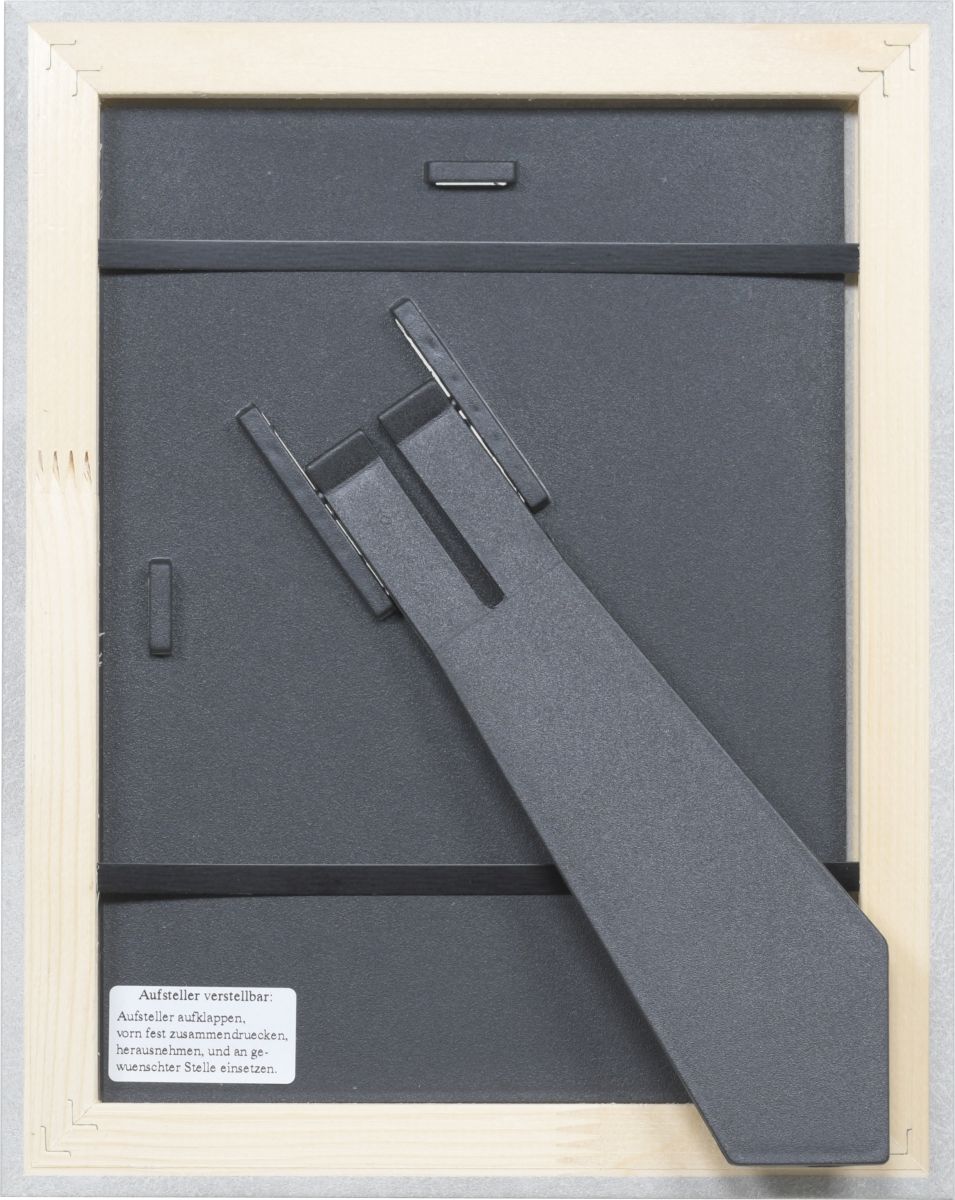 Vue arrière du profil en bois Dana. Ton cadre MonCadrePréféré inclut un support pour une pose stable de tes images.