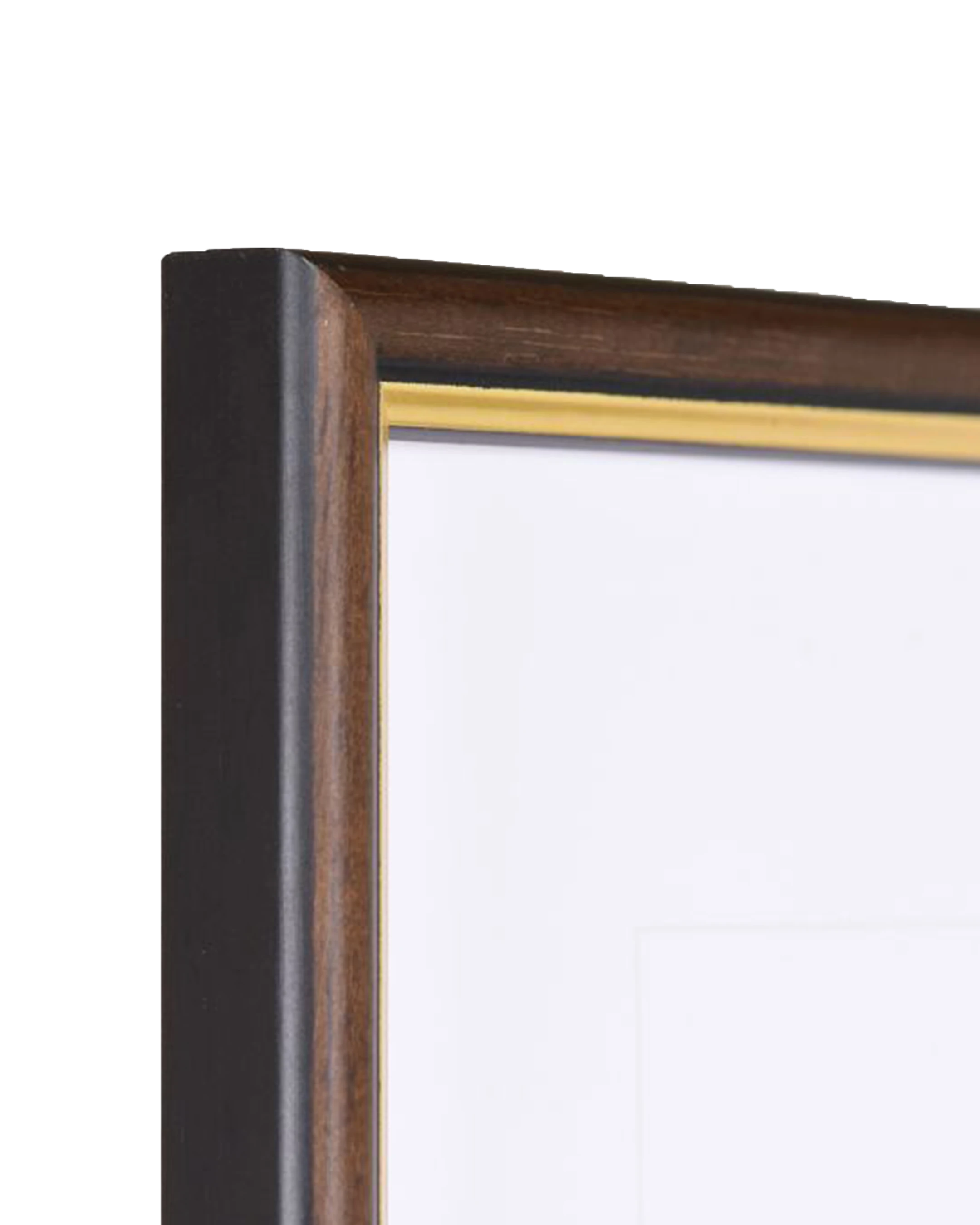 Cadre en bois Carina marron – vue de détail