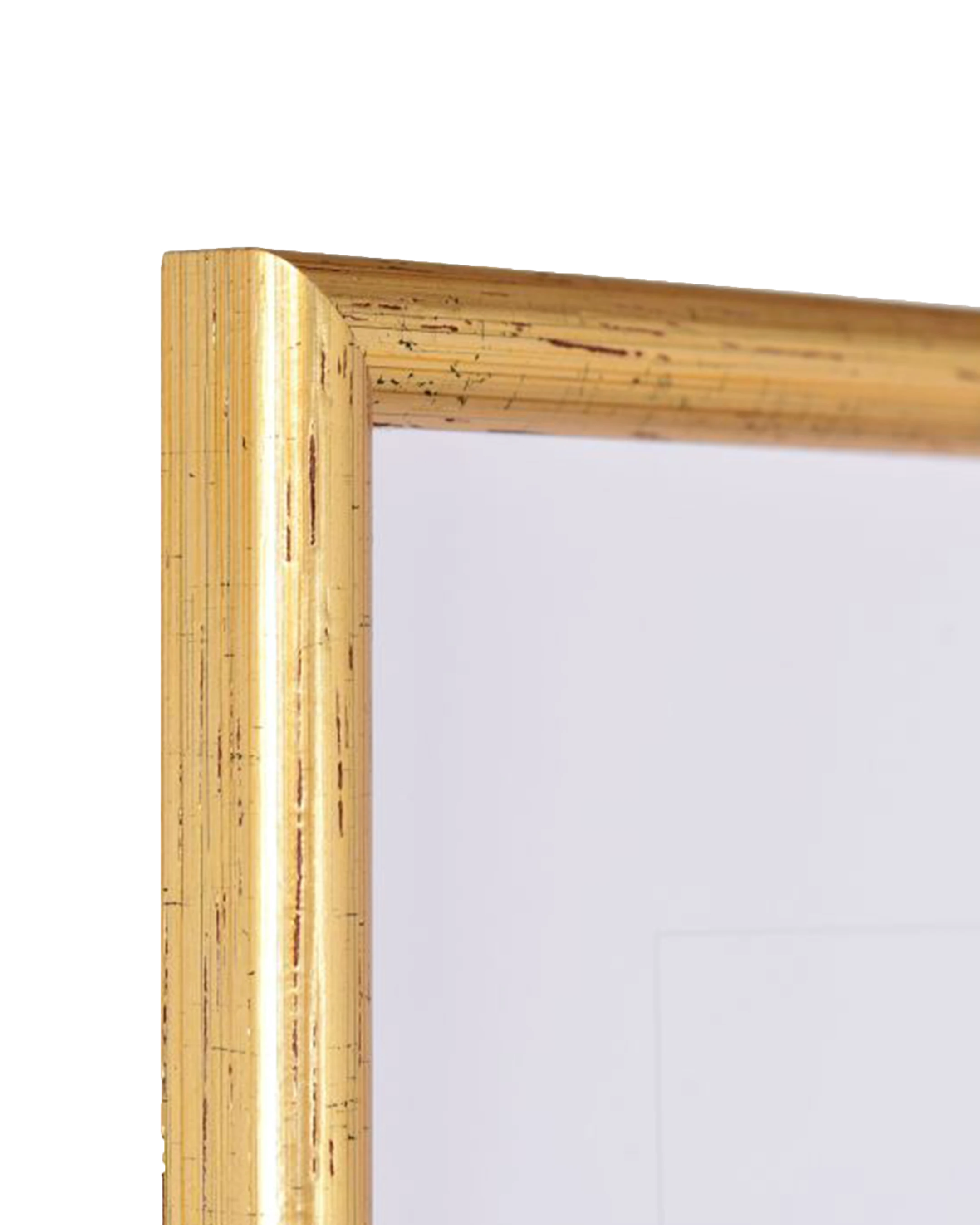 Cadre en bois Ava or – vue de détail