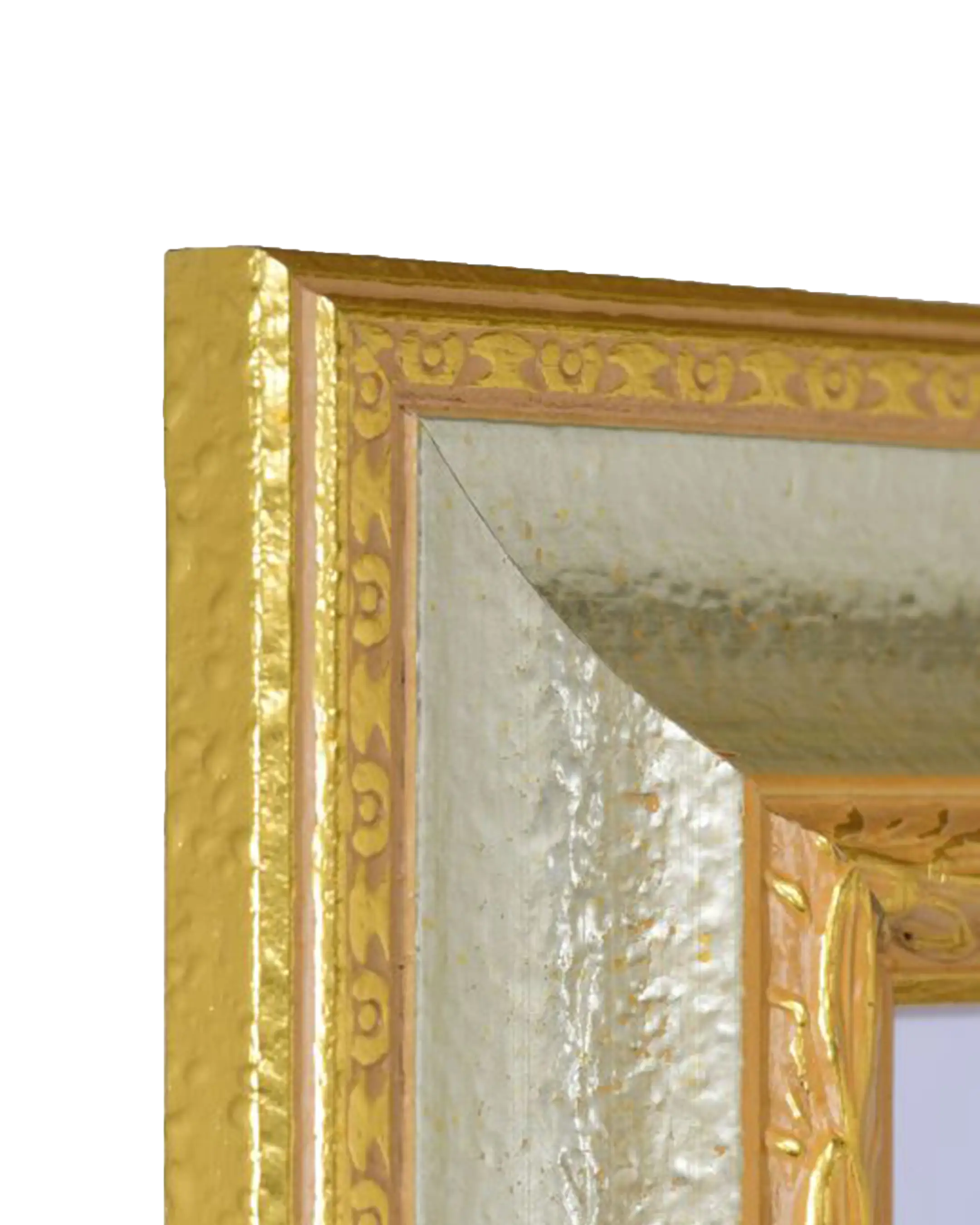 Cadre en bois Olivia argent – vue de détail