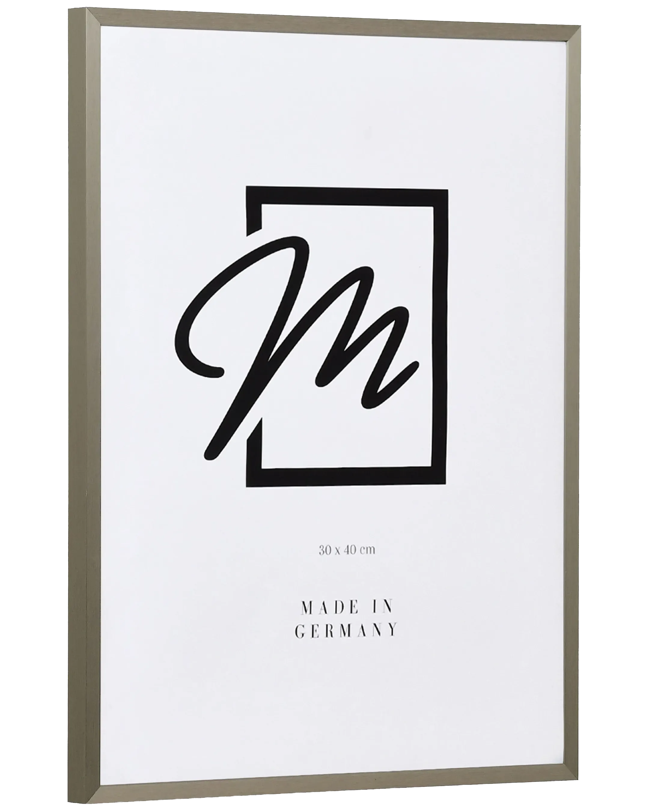 Cadre en aluminium Mika anthracite – vue de côté