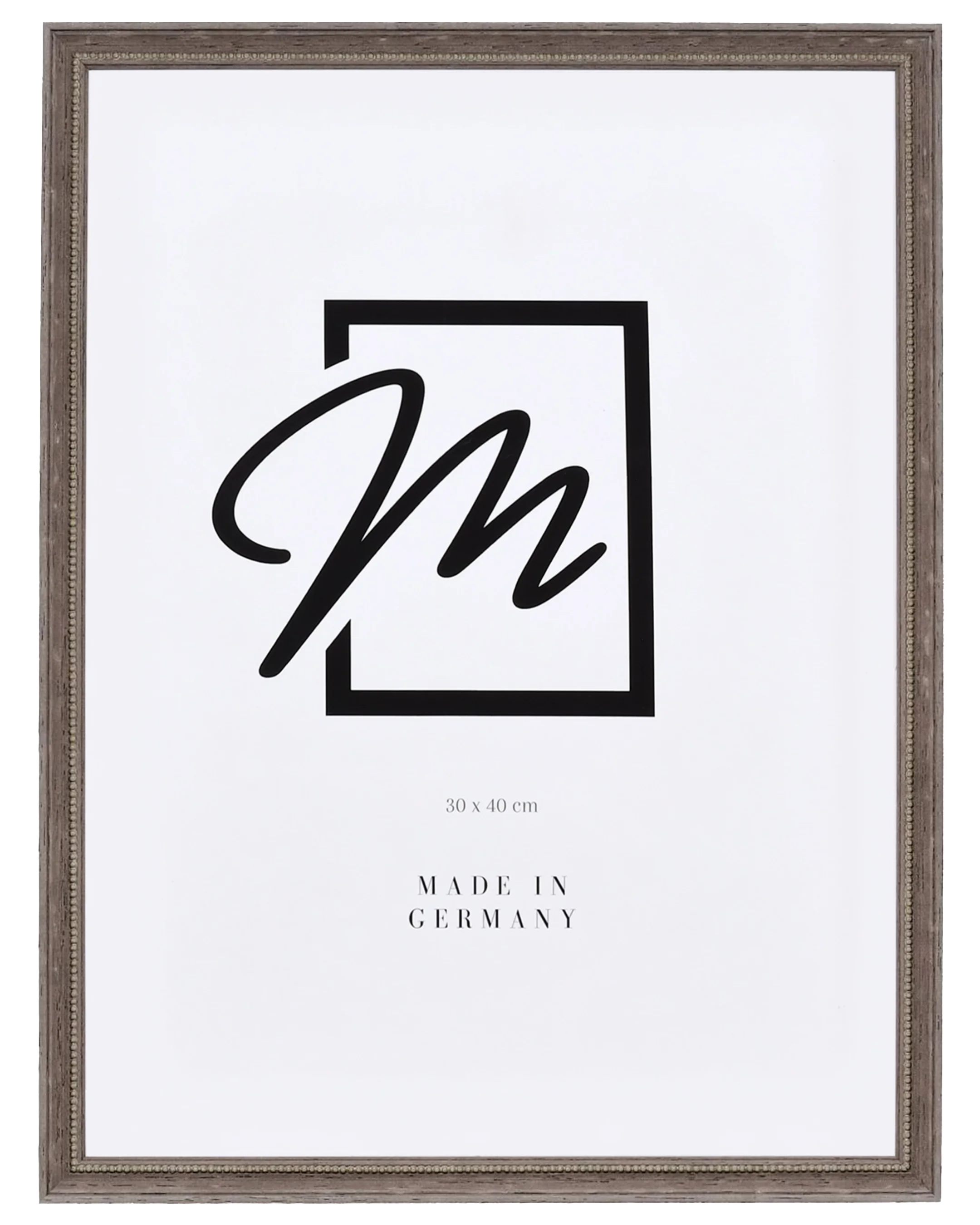 Cadre en bois Emily marron – vue de face