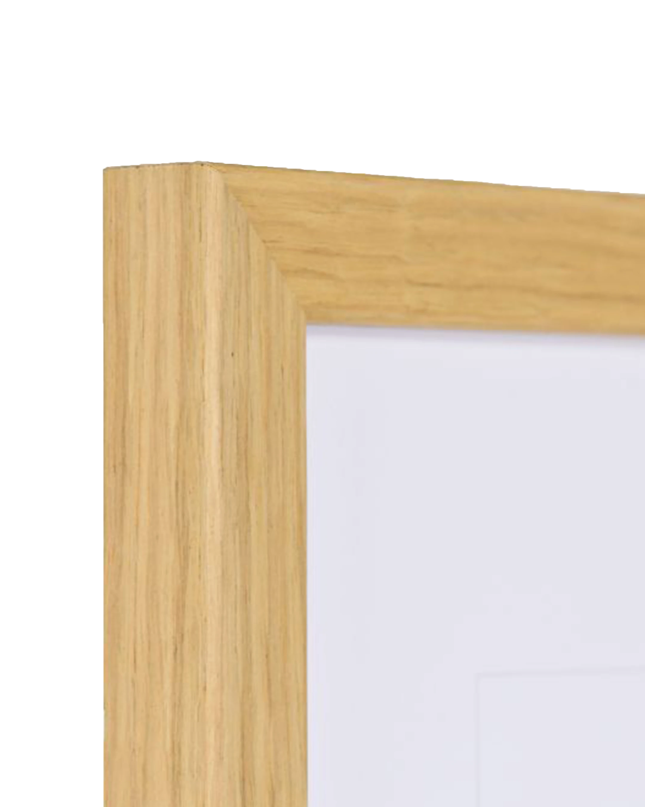 Cadre en bois Sophie chêne – vue de détail