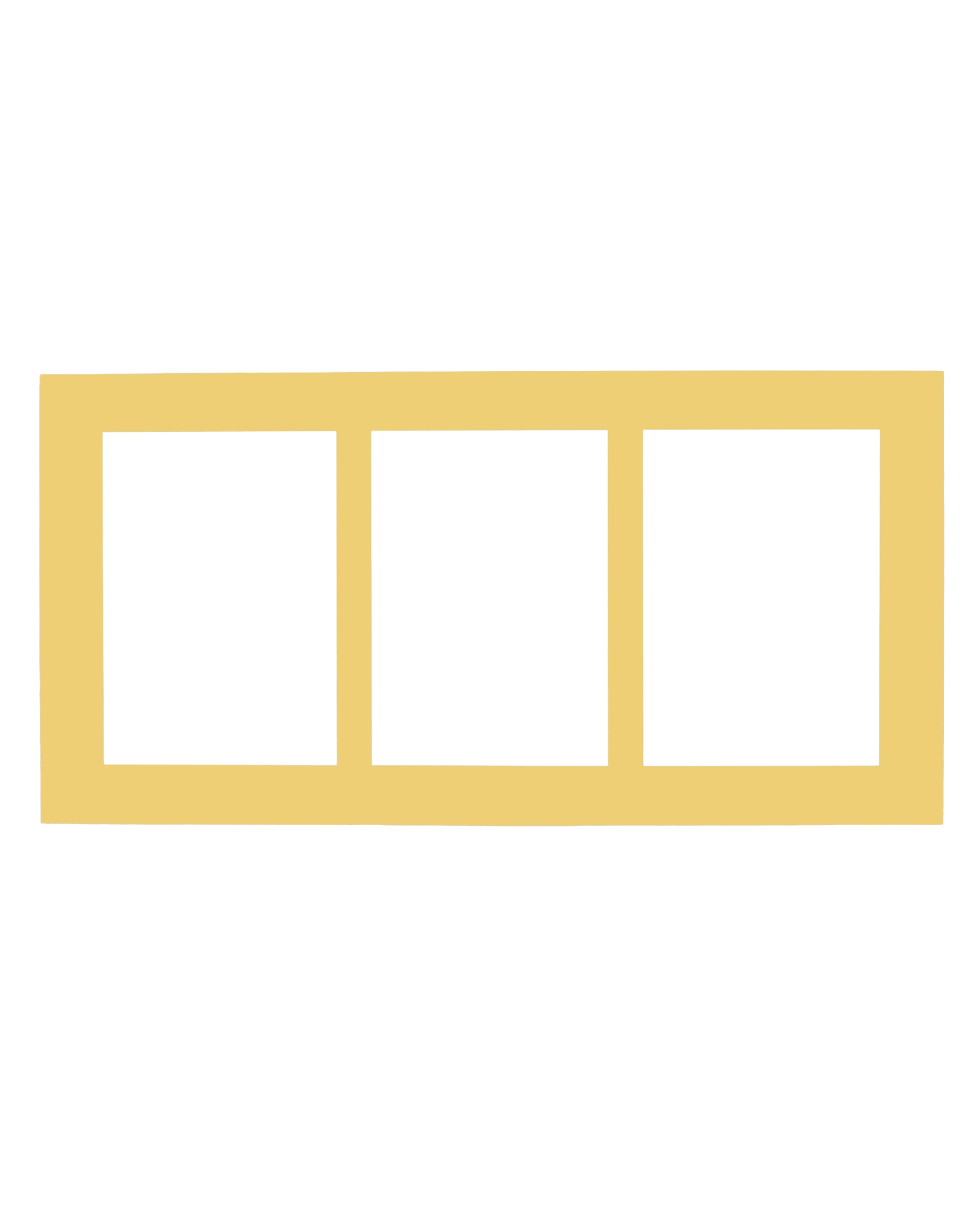 Passe-partout multivues Coco 40x80 cm birmanie 13 – vue de face
