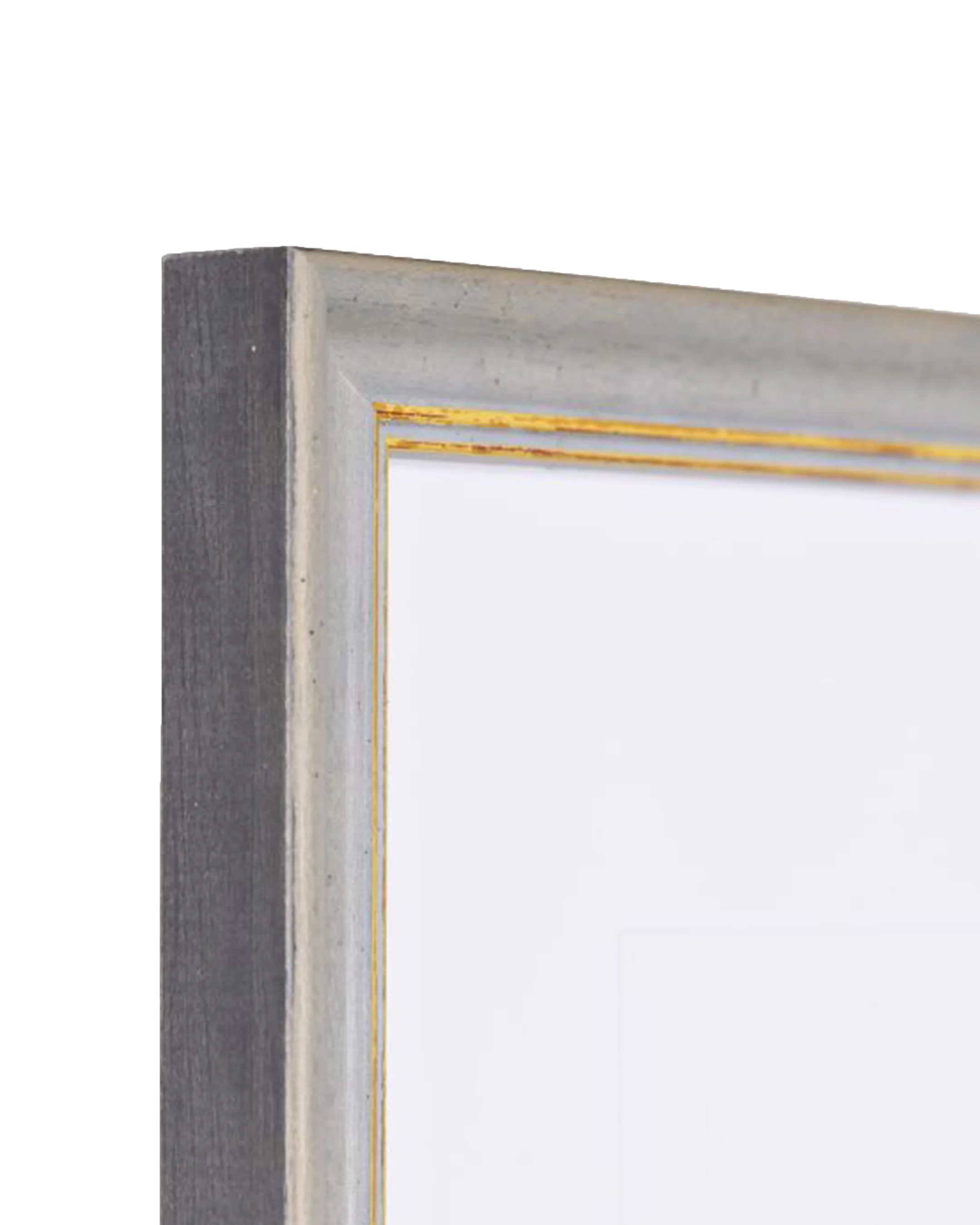 Cadre en bois Alma anthracite – vue de détail