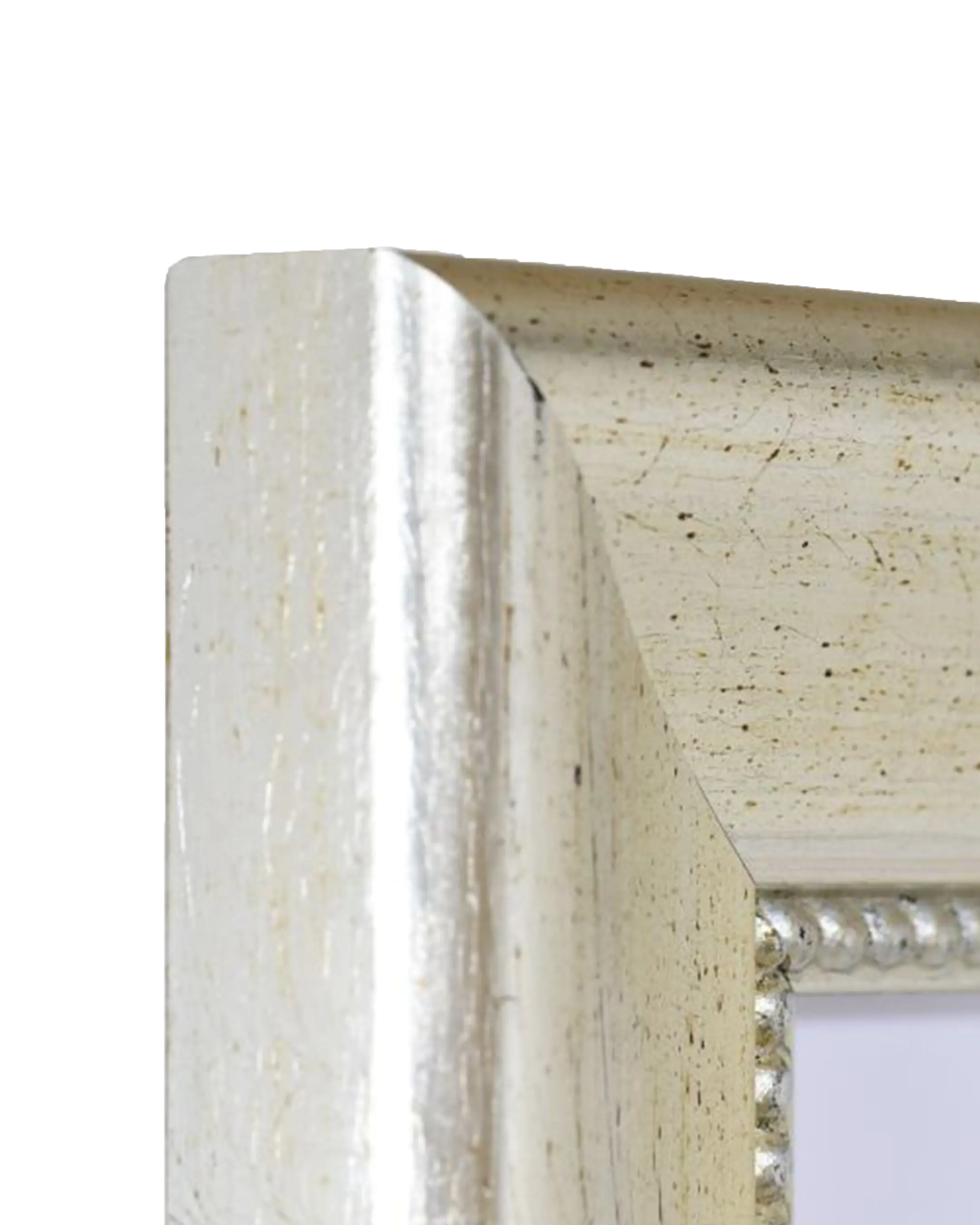 Cadre en bois Valentina argent – vue de détail