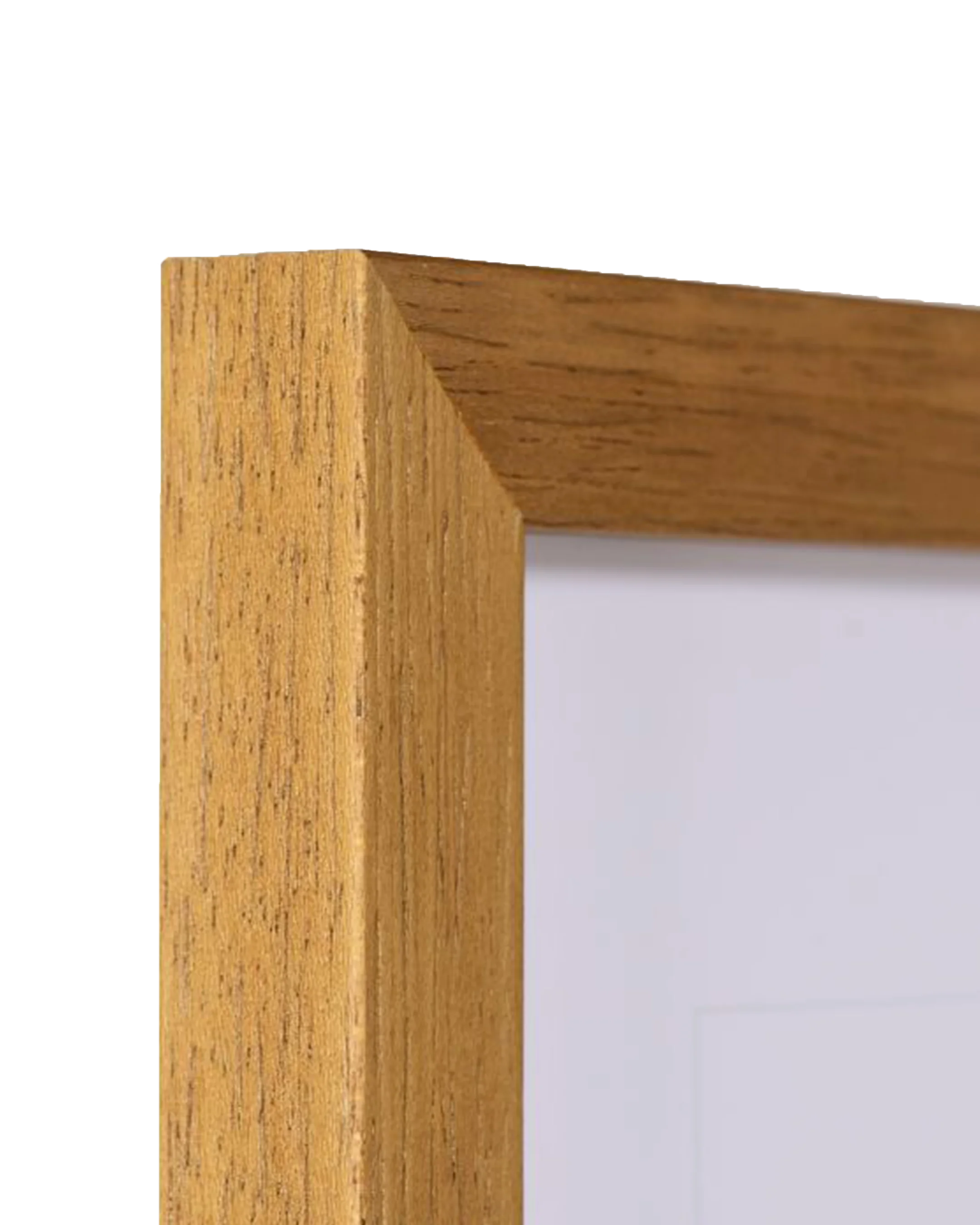 Cadre en bois Elva chêne – vue de détail