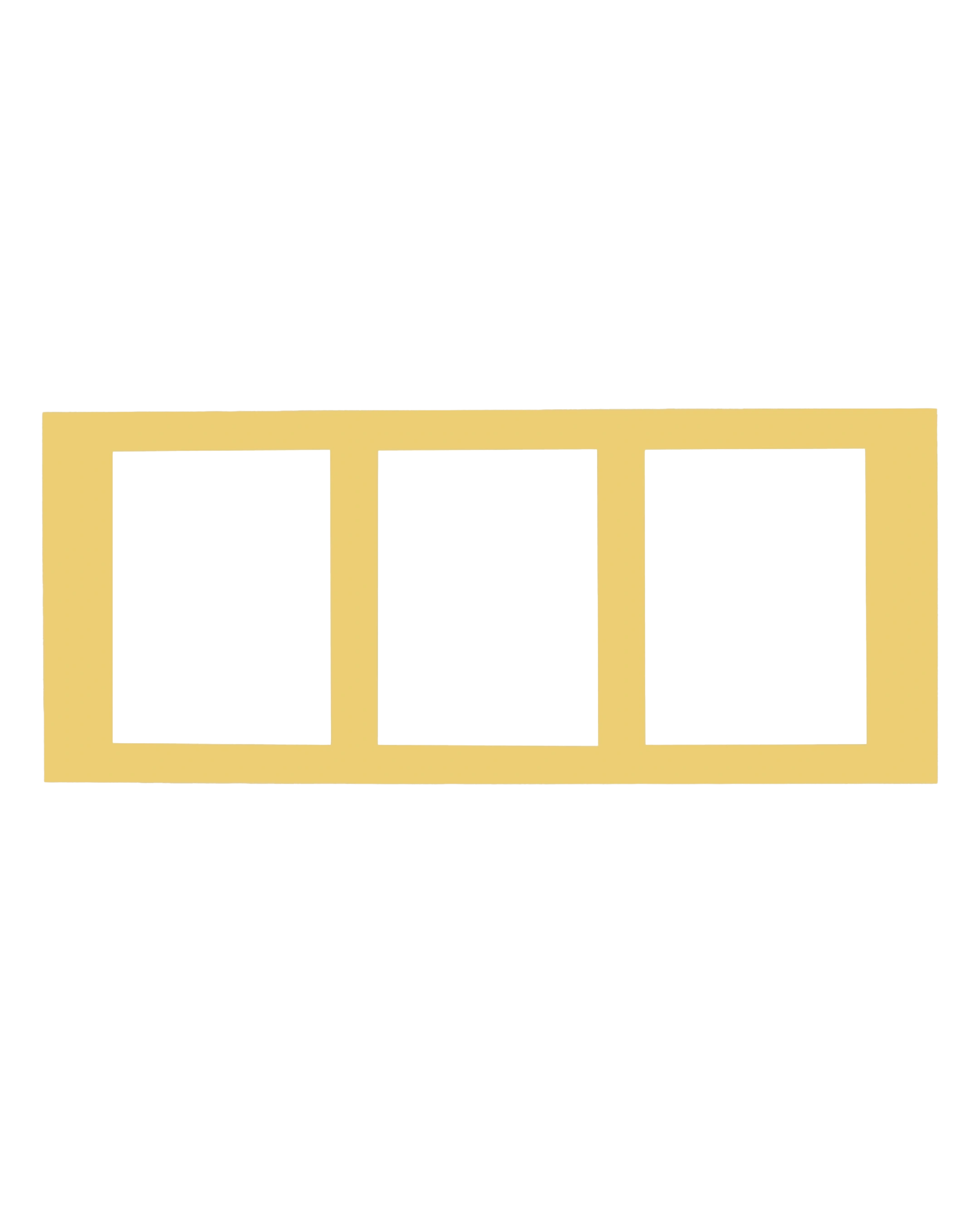 passe-partout multivues Noelle 25x60 cm birmanie 13 – vue de face