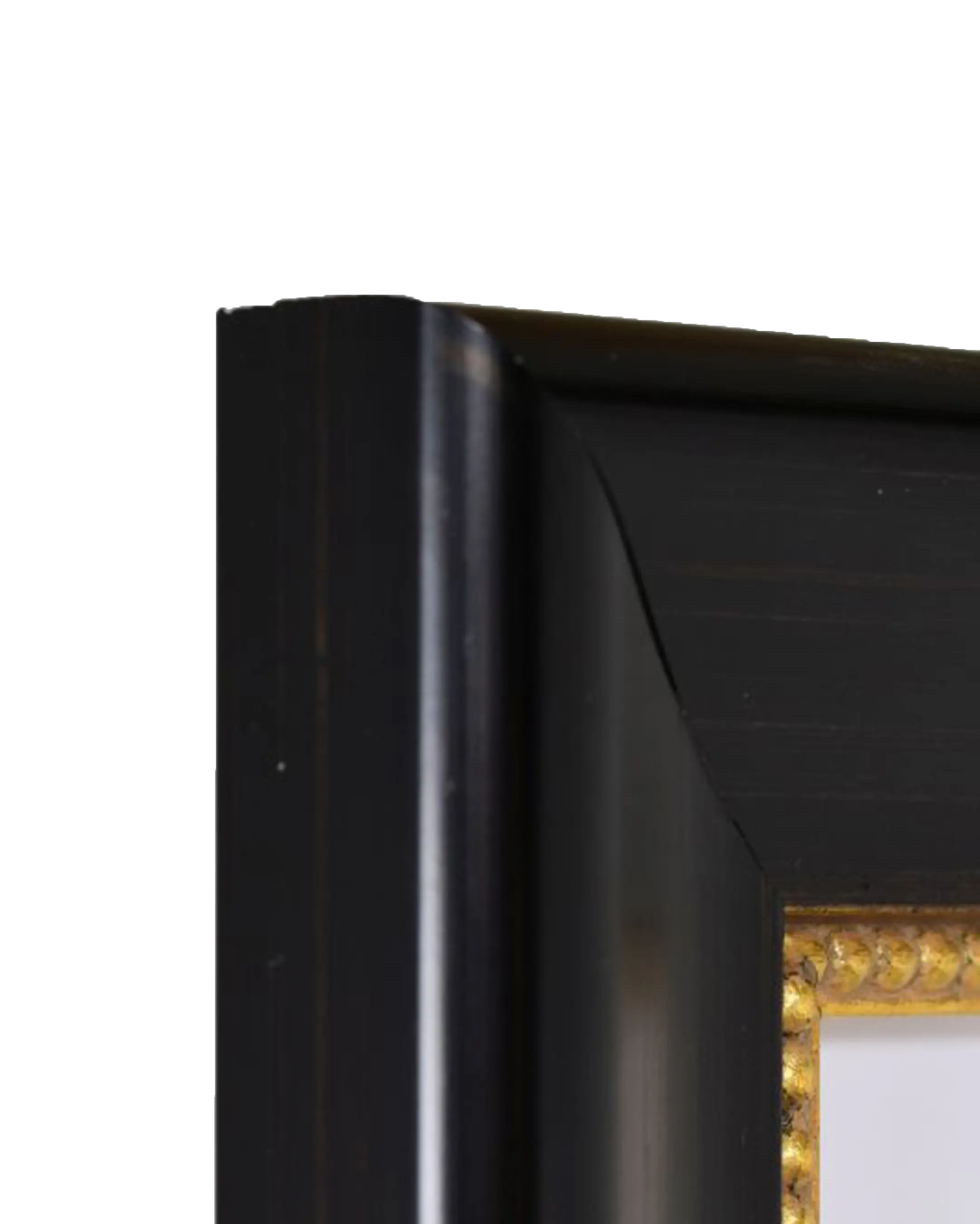Cadre en bois Valentina noir – vue de détail