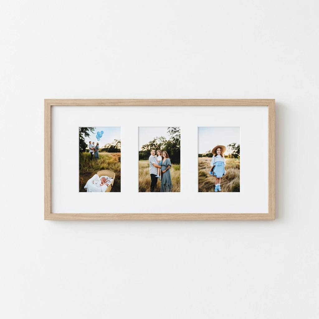 Cadre photo collage 25×50 cm