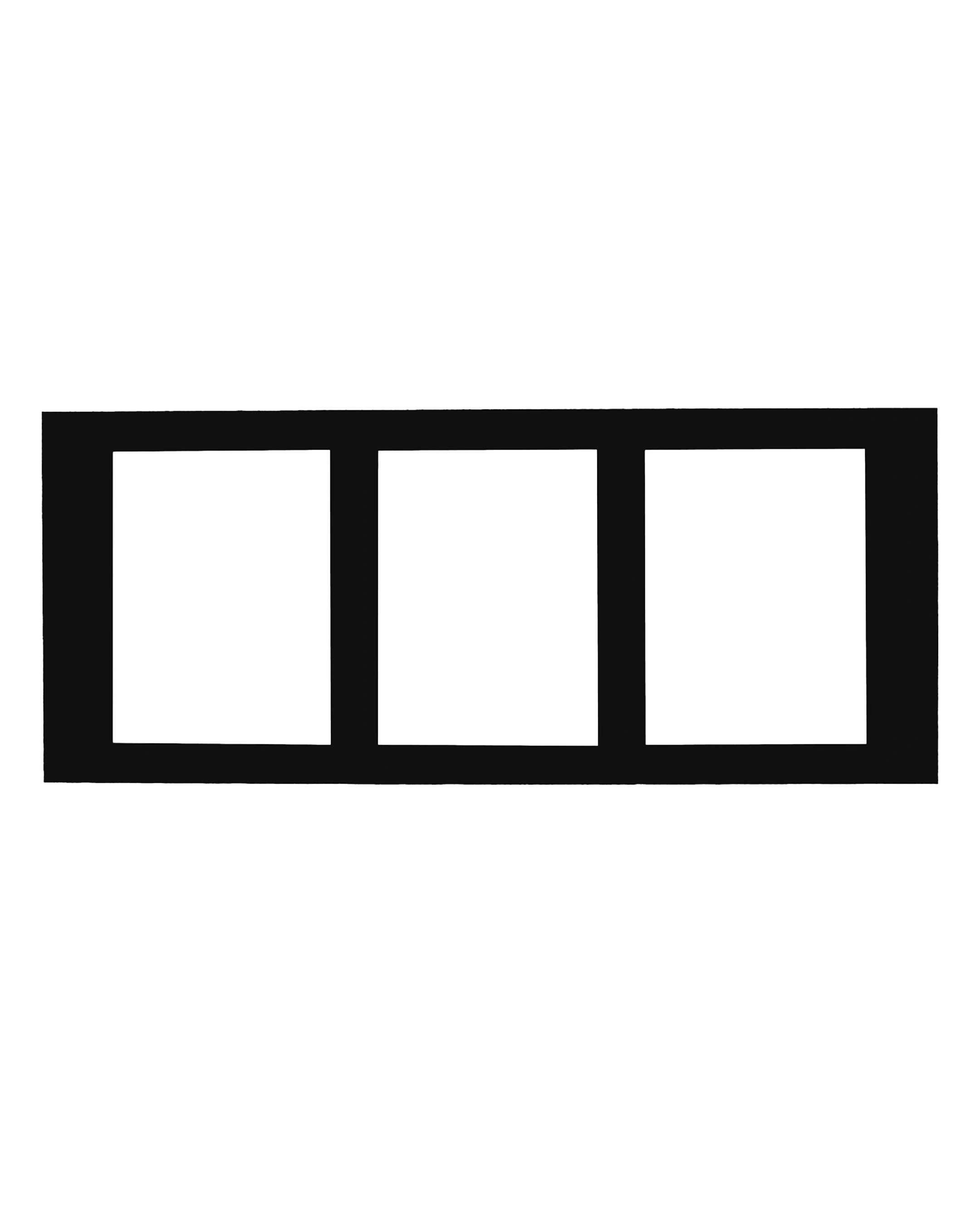 passe-partout multivues Noelle 25x60 cm nuit 10 – vue de face