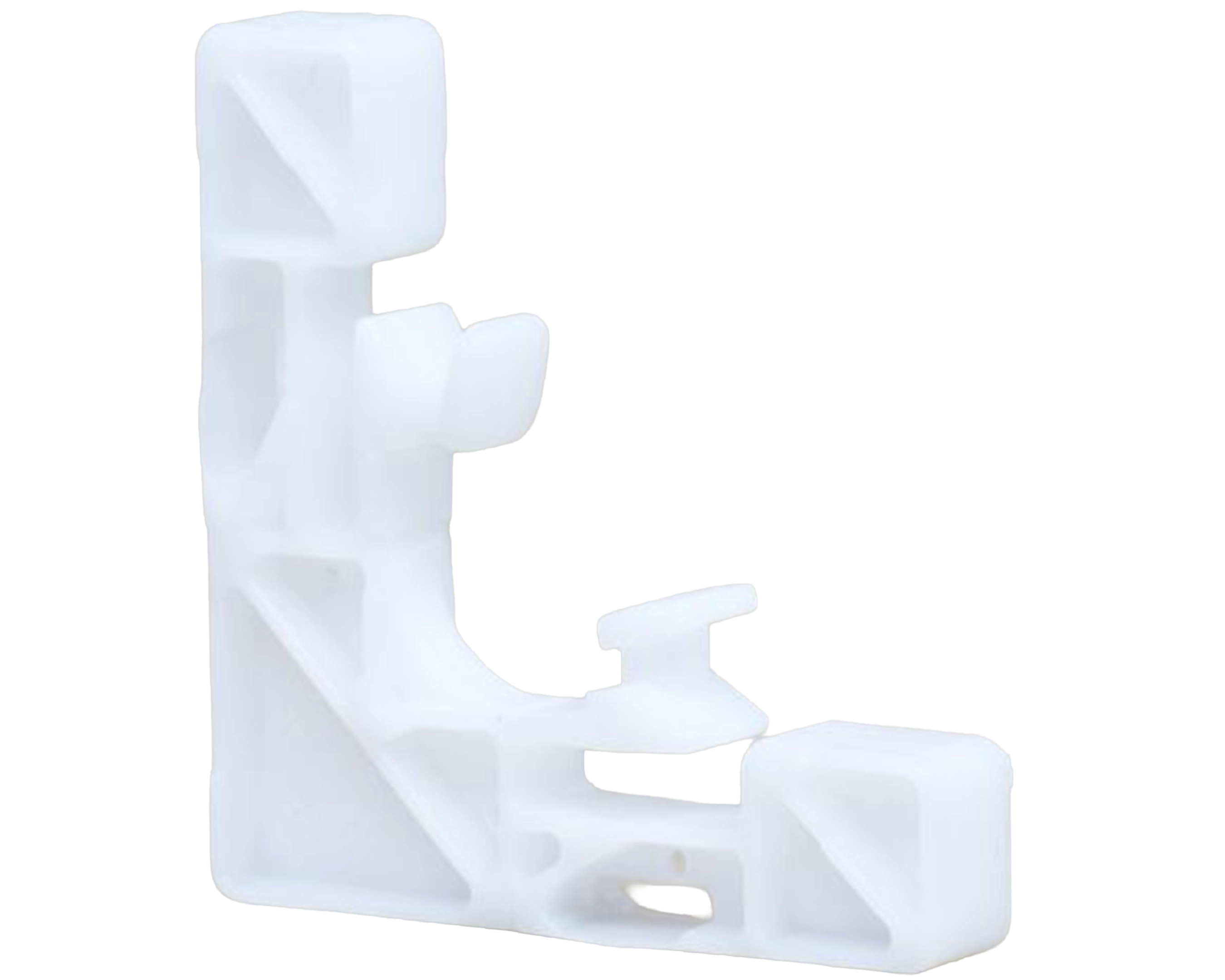 Raccord d'angle pour cadre aluminium Luca – vue de face