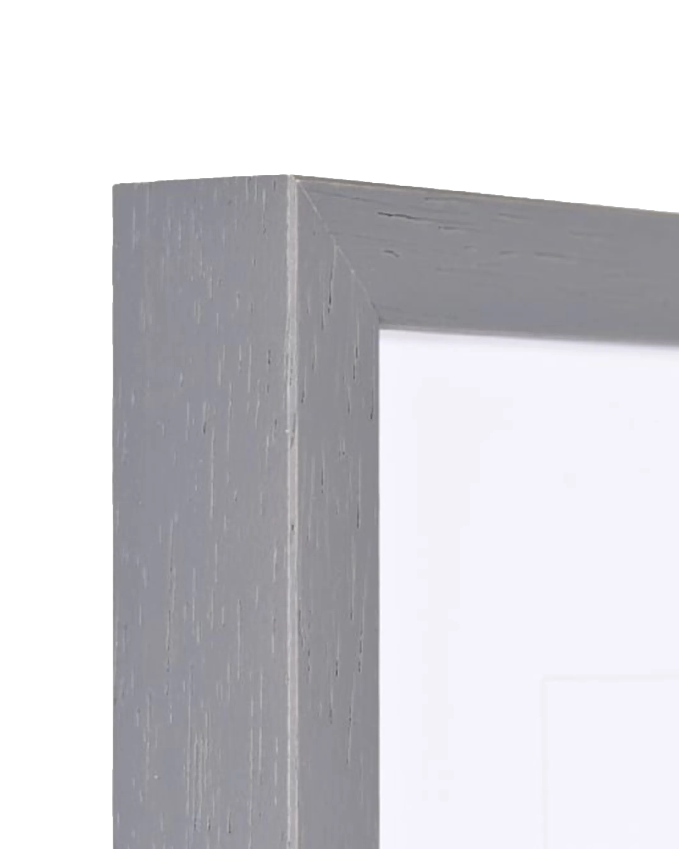 Cadre en bois Nele anthracite – vue de détail