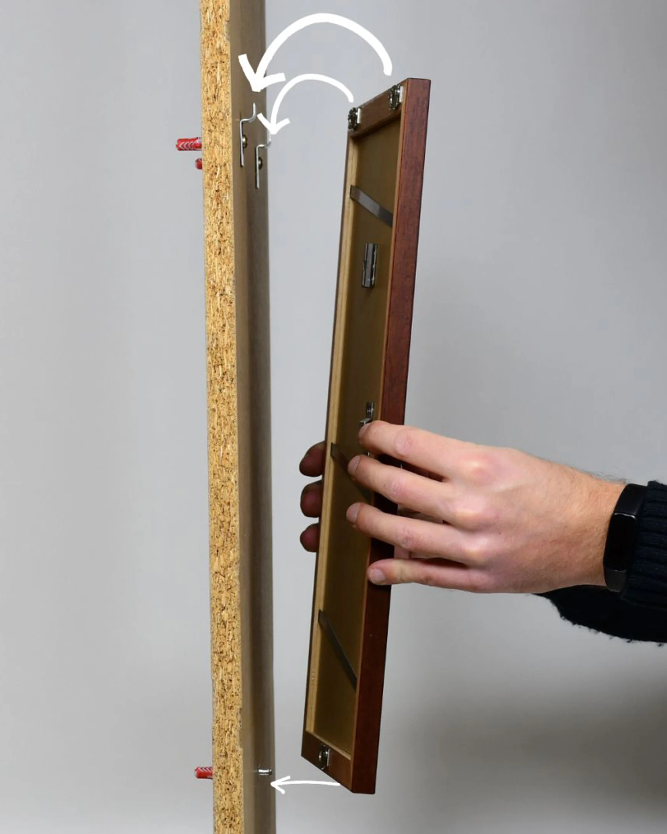 Système antivol pour cadres en bois jusqu'à 50x70cm