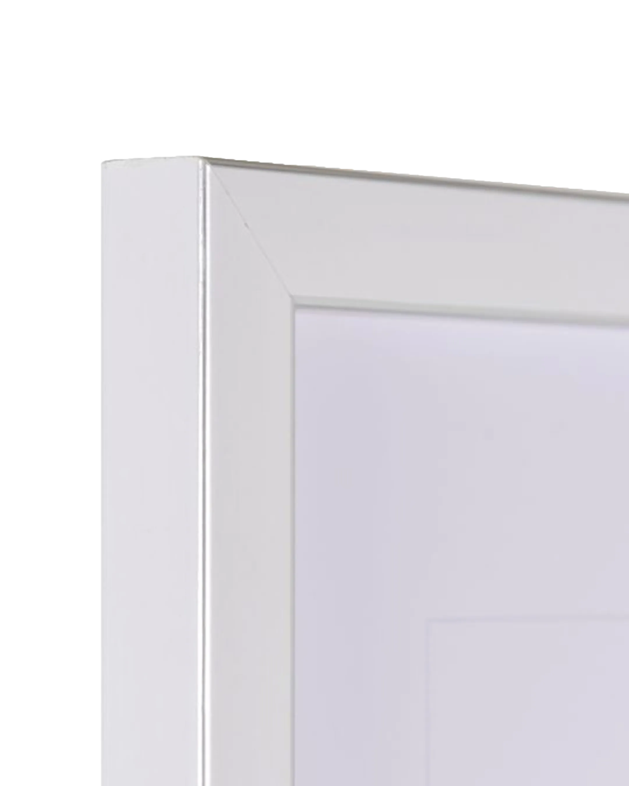 Cadre en bois Mara blanc – vue de détail