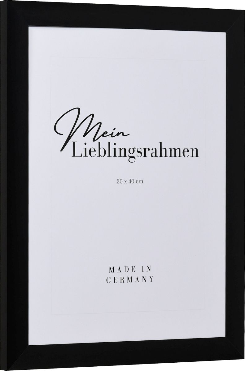 Aluminium-Profil S3, schwarz - Seitenansicht Seitenansicht eines Aluminiumrahmens in der Farbe Schwarz