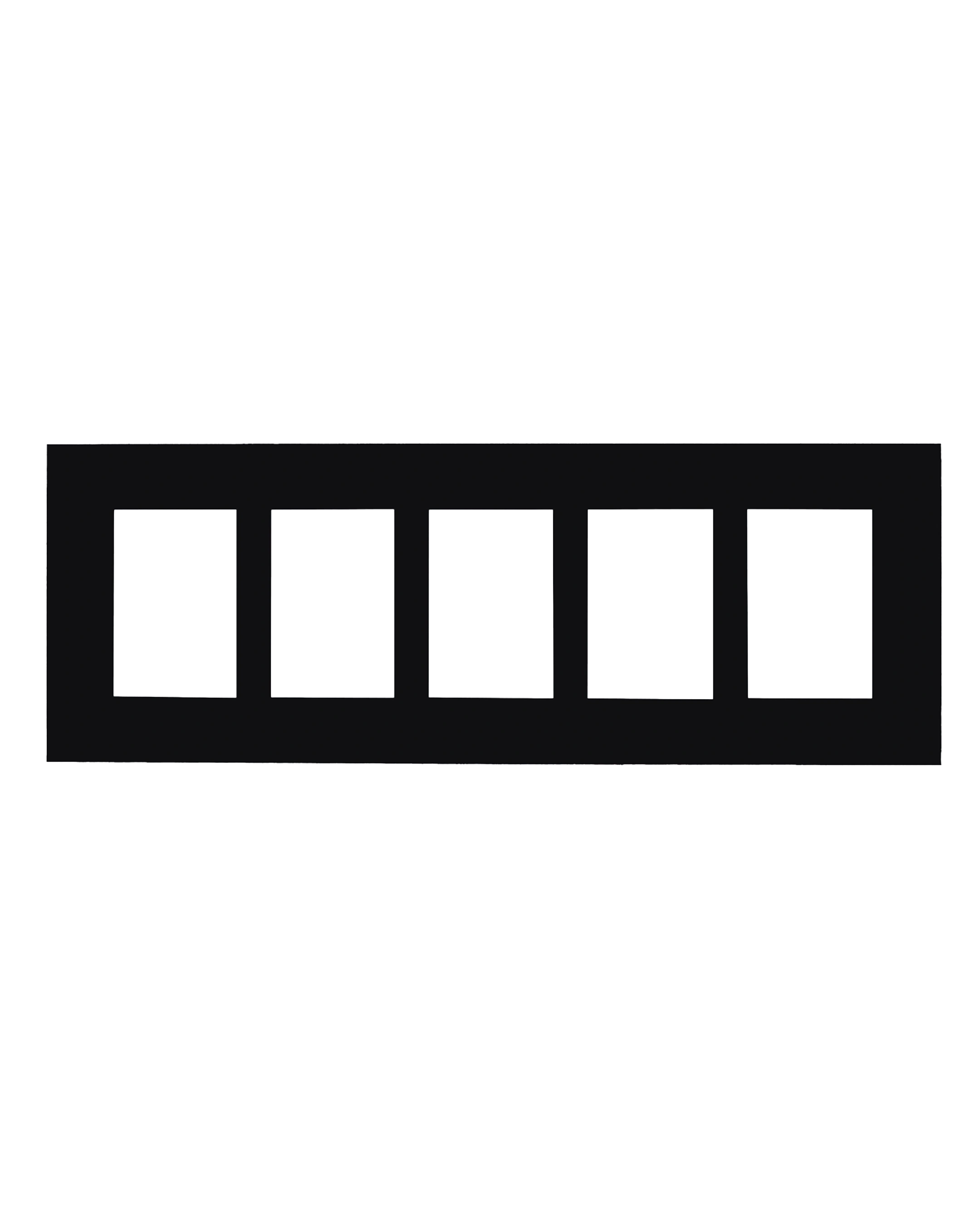 Passe-partout multivues Claire 25x70 cm nuit 10 – vue de face