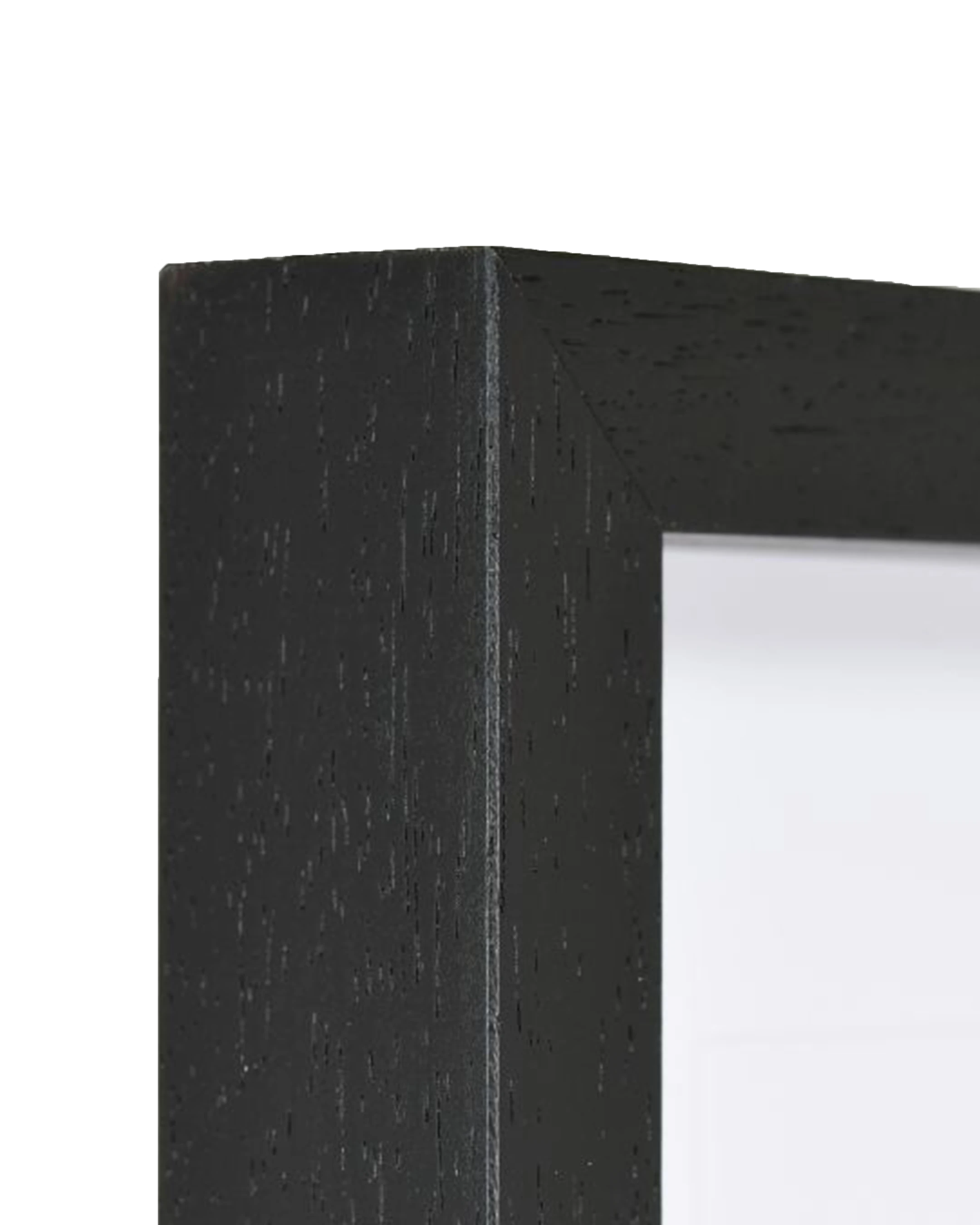 Cadre en bois Antonia noir – vue de détail