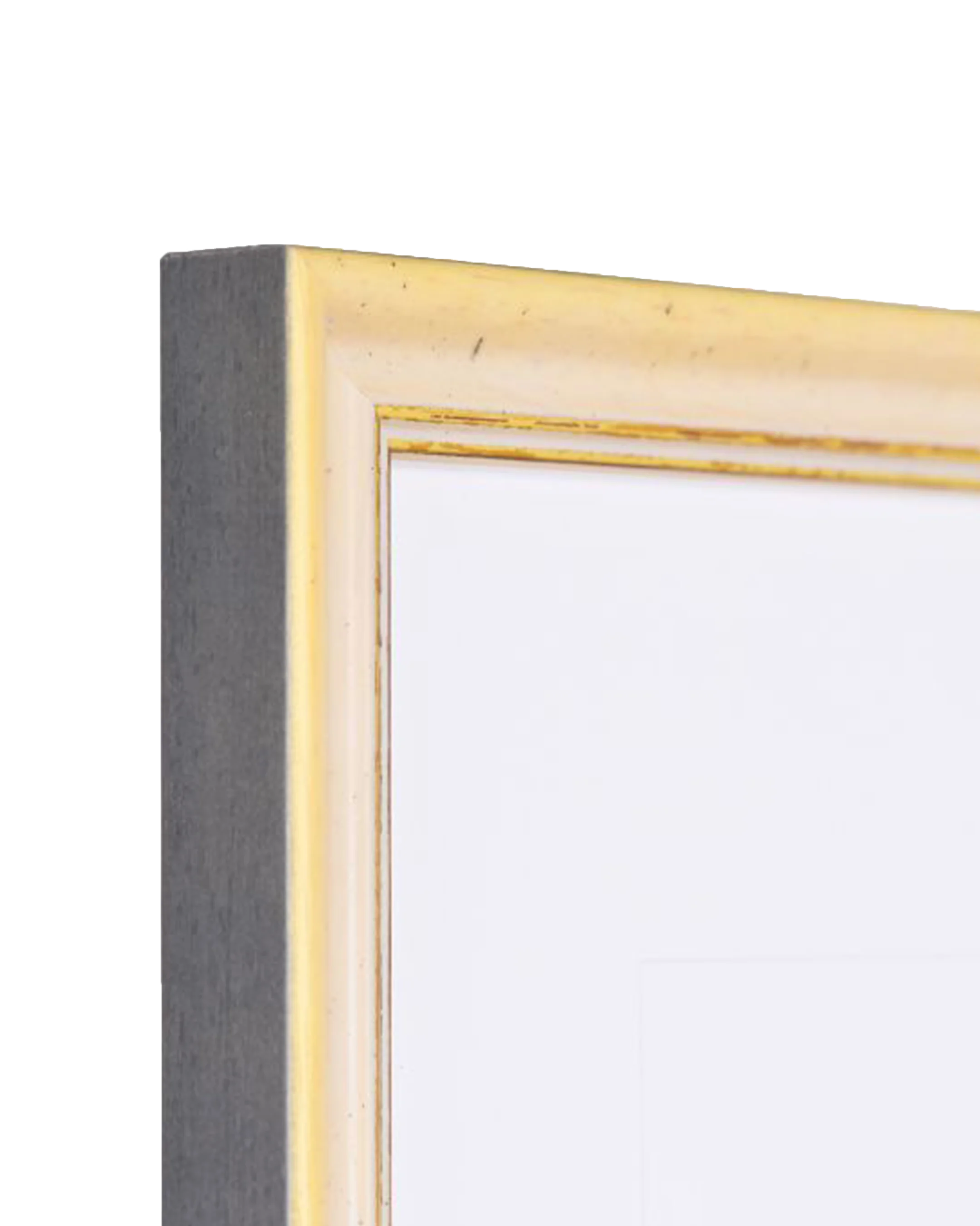 Cadre en bois Alma jaune – vue de détail