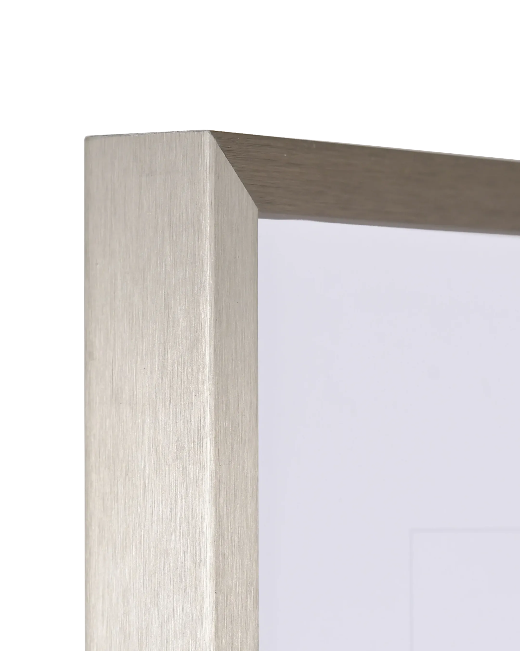Cadre en aluminium Mika anthracite – vue de détail